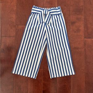 Janie and Jack Striped Wide Leg pants size 5